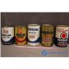 Image 1 : (5) Havoline Motor Oil Tins (4 w/Contents)