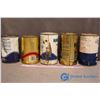 Image 2 : (5) Havoline Motor Oil Tins (4 w/Contents)