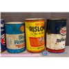 Image 3 : (6) Motor Oil Tins (5 w/Contents)