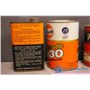 Image 2 : (5) Vintage Tins (Motor Oil, Rad Flush)