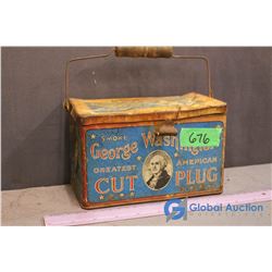 Vintage George Washington Tobacco Tin
