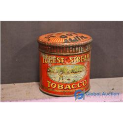 Vintage Forest Stream Tobacco Tin