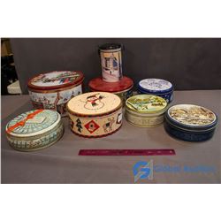 Lot of Winter Related Tins