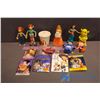 Bag of Cartoon Toys and Pins