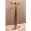 Antique Brass Tire Pump