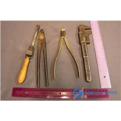 Misc Antique Wrenches, pliers, etc