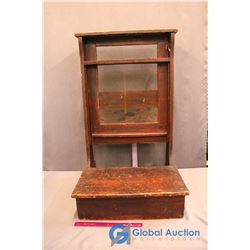 Antique Catholic Confession Bench (35"x 18")