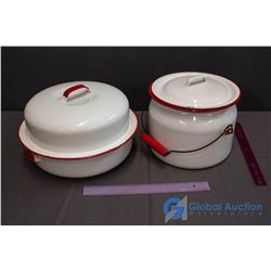 2 Pieces Enamelware