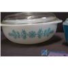 Image 2 : Lot of Assorted Vintage Pyrex Dishware - Butter Dish, Casserole Dish, Bowls (4)