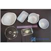 Image 4 : Lot of Assorted Vintage Pyrex Dishware - Butter Dish, Casserole Dish, Bowls (4)