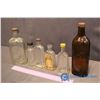 Image 2 : 6 Assorted Vintage Glass Bottles ( Gordon's Dry Gin; Pimex; Foss Pure Vanilla Extract; J.R. Watkins,