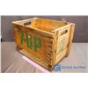 Image 1 : Wooden 7-Up Crate - 18"x12"x 12.5" (Outside Measurements)