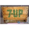Image 4 : Wooden 7-Up Crate - 18"x12"x 12.5" (Outside Measurements)