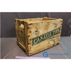 Wooden Canada Dry Crate - 17.5"x12"x 12.5" (Outside Measurements)