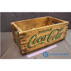 Wooden Coca-Cola Crate (20"x12"x8.5")