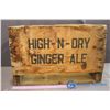 Image 2 : Wooden High & Dry Ginger Ale Crate (18.75"x12"x13"