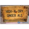 Image 4 : Wooden High & Dry Ginger Ale Crate (18.75"x12"x13"