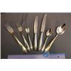 Image 10 : Wirths Solingen Rostfrei Silver Cutlery Set Service for 12 - 1 Dessert Fork Missing - Comes with hom