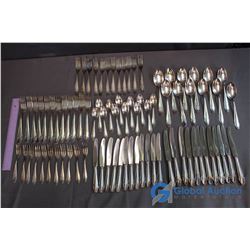 Wirths Solingen Rostfrei Silver Cutlery Set Service for 12 - 1 Dessert Fork Missing - Comes with hom