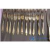 Image 8 : Wirths Solingen Rostfrei Silver Cutlery Set Service for 12 - 1 Dessert Fork Missing - Comes with hom