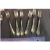 Image 2 : Set of 6 Dessert Forks & Set of 6 Tiny Spoons