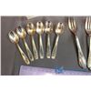 Image 3 : Set of 6 Dessert Forks & Set of 6 Tiny Spoons