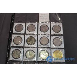 Alberta Trade Dollars & Souvenir Coins (12)