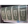 Image 5 : Set of Uncirculated & Uncut USA $1 Bills (4) - 2009 Series