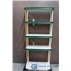 Image 1 : Metal Adjustable Shelving Retail End Bunk Shelving Unit - 4 Shelves & Base Shelf