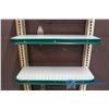 Image 2 : Metal Adjustable Shelving Retail End Bunk Shelving Unit - 4 Shelves & Base Shelf