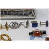 Image 4 : Lot Of Cuff Links & Tie Clips