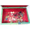 Image 2 : Jewelery Box W/ Watches, Broaches, & Clip-on Earings