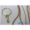 Image 3 : Lot of Golden Necklaces
