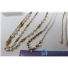 Image 3 : Lot of Purly and Jeweld Necklaces and Misc.