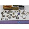 Image 3 : Lot of Silver Rings