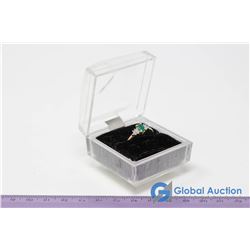 10K Gold Ring Green Jewel