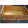 Image 3 : Wooden B.C. Fruit Crate w/ Rubbermaid Food Storage Containers