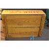 Image 4 : Wooden B.C. Fruit Crate w/ Rubbermaid Food Storage Containers