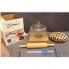 Image 1 : Rolling Pin; Pie Plate; Cake Set - NIB