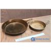 Image 1 : 2 Cast Iron Pans - 1 Large, 1 Small
