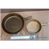 Image 2 : 2 Cast Iron Pans - 1 Large, 1 Small