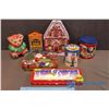 Image 1 : Assorted Christmas Chocolate Tins - Russell Stevens, Reeses, Purdy's, etc