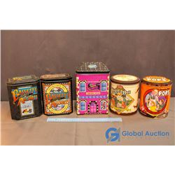 Tootsie Roll Tins; Licorice Tins