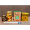 Image 1 : Red Rose Tea Tin & 3 Assorted Tins