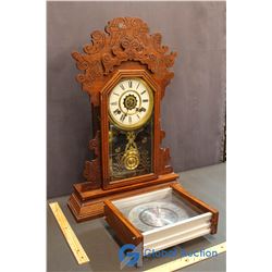 Jadwin Pendilum Clock & Verichron Time Zone Clock