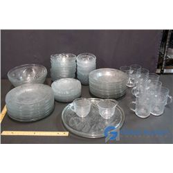 Large Lot of Matching Glassware