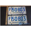 Image 1 : Pair of 76' Saskatchewan License Plates