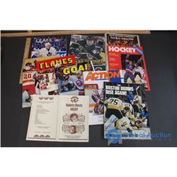 Lot of NHL Hockey Programs and Yearbooks, Toronto Maple Leafs, Dallas Stars, Bostin Bruins, ECT.