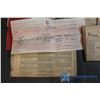 Image 4 : Lot of 1800's Newspaper, Photo's and Misc. Paper