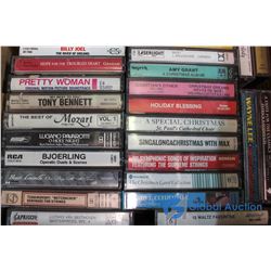 Lot of (50) Cassette Tapes (Sheryl Crow, Billy Joel, Tony Bennett)